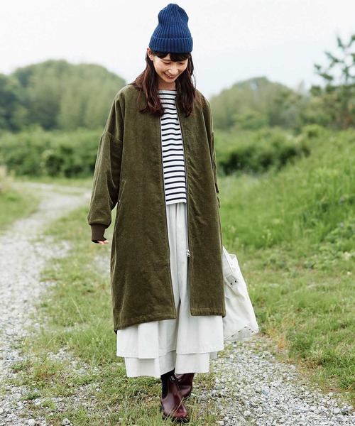 Sunny clouds（サニークラウズ）の「ＳＵＮＮＹ　ＣＬＯＵＤＳ　コーデュロイフライトコート〈レディース〉（その他アウター・レディース・アーミー・MEDIUM/LARGE/X-LARGE/XX-LARGE/NM）」の4枚目の写真