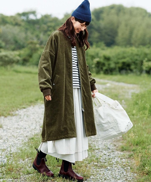 Sunny clouds（サニークラウズ）の「ＳＵＮＮＹ　ＣＬＯＵＤＳ　コーデュロイフライトコート〈レディース〉（その他アウター・レディース・アーミー・MEDIUM/LARGE/X-LARGE/XX-LARGE/NM）」の5枚目の写真