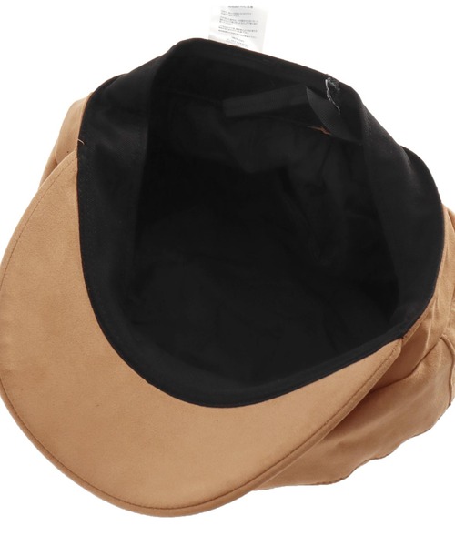 Settimissimo（セッティミッシモ）の「エコスエードキャスケット（キャスケット・レディース・ベージュ/ブラック・FREE）」の13枚目の写真