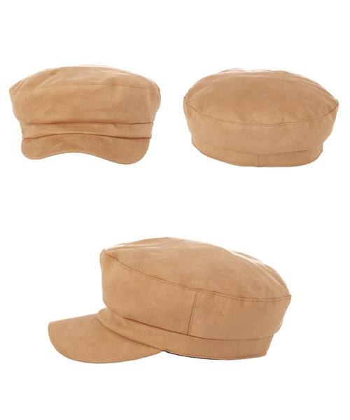 Settimissimo（セッティミッシモ）の「エコスエードキャスケット（キャスケット・レディース・ベージュ/ブラック・FREE）」の14枚目の写真