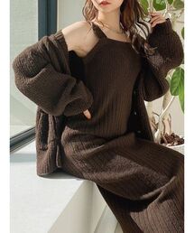 RESEXXY | カラーニットカーディガン【セットアップ着用可能】(カーディガン/ボレロ)