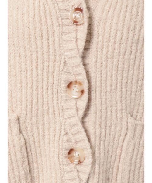 RESEXXY(リゼクシー)の「カラーニットカーディガン【セットアップ着用可能】(カーディガン/ボレロ・レディース・ベージュ/ブラウン/グリーン・FREE)」の8枚目の写真