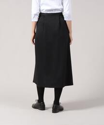 agnes b.（アニエスベー）の「JEA1 JUPE ミモレ丈 サイドボタン