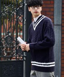 green label relaxing by 風早ゆうた（グリーンレーベルリラクシングバイカゼハヤユウタ）の「【WEB限定】＜KZ×green label relaxing＞チルデン ニット セーター（ニット/セーター）」