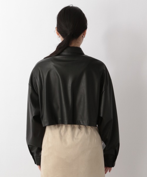 LOWRYS FARM（ローリーズファーム）の「アソートセパレートシャツＬＳ　214835（シャツ/ブラウス・レディース・ブラック/ベージュ/ブルー・FREE）」の9枚目の写真