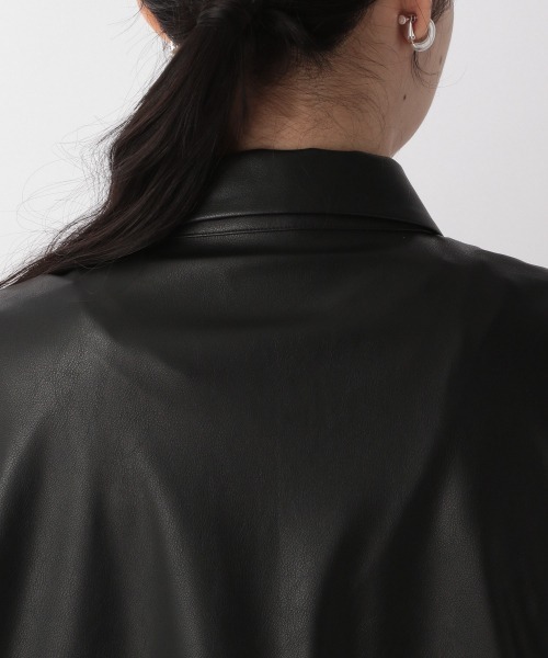 LOWRYS FARM（ローリーズファーム）の「アソートセパレートシャツＬＳ　214835（シャツ/ブラウス・レディース・ブラック/ベージュ/ブルー・FREE）」の14枚目の写真