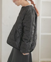 瓢箪キルト中綿ブルゾン