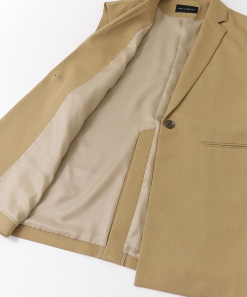 URBAN RESEARCH(アーバンリサーチ)の「ウール調合繊テーラードジレ(その他アウター・レディース・ベージュ/ブラウン・FREE)」の17枚目の写真