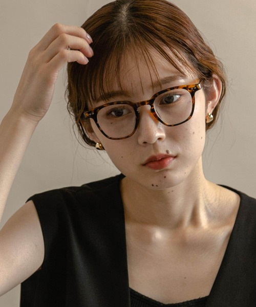 SMELLY（スメリー）の「ダテメガネB（メガネ・レディース・ブラック/クリア/ブラウン系その他・-）」の3枚目の写真