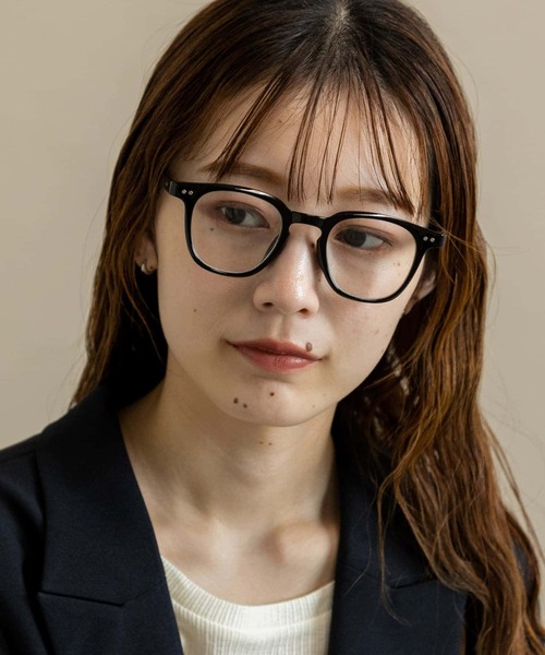 SMELLY（スメリー）の「ダテメガネB（メガネ・レディース・ブラック/クリア/ブラウン系その他・-）」の2枚目の写真