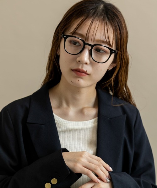 SMELLY（スメリー）の「ダテメガネB（メガネ・レディース・ブラック/クリア/ブラウン系その他・-）」の7枚目の写真