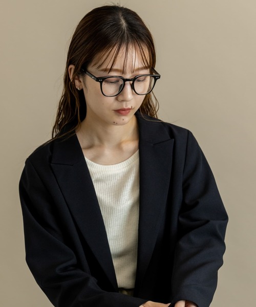 SMELLY（スメリー）の「ダテメガネB（メガネ・レディース・ブラック/クリア/ブラウン系その他・-）」の5枚目の写真