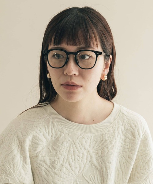SMELLY（スメリー）の「ダテメガネB（メガネ・レディース・ブラック/クリア/ブラウン系その他・-）」の6枚目の写真