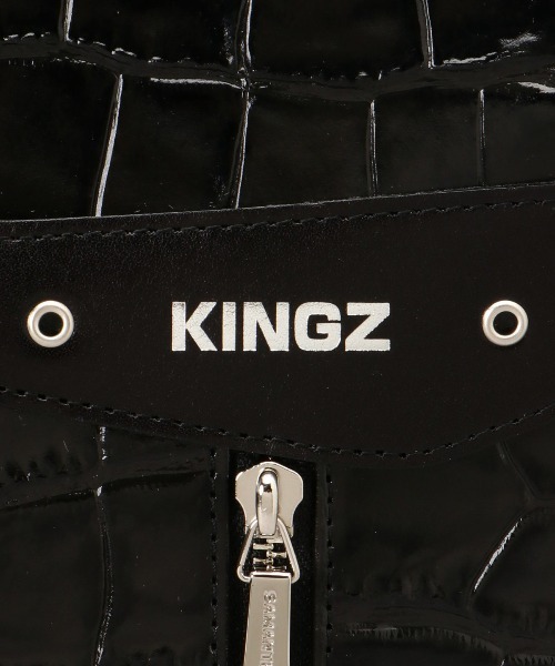KINGZ（キングズ）の「ブレインクロコミニブリーフ（トートバッグ・メンズ・ネイビー/ブラック・FREE）」の10枚目の写真