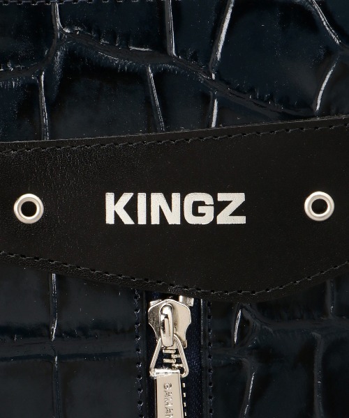 KINGZ（キングズ）の「ブレインクロコミニブリーフ（トートバッグ・メンズ・ネイビー/ブラック・FREE）」の7枚目の写真