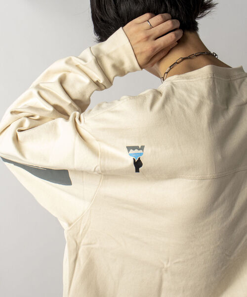 SMITH'S(スミス)の「【WEB限定】【SMITH'S AMERICAN/スミス アメリカン】 PAINTED ロングスリーブTシャツ(Tシャツ/カットソー・メンズ・ヘザーグレー/ナチュラル/ネイビー/オフホワイト・MEDIUM/LARGE)」の14枚目の写真