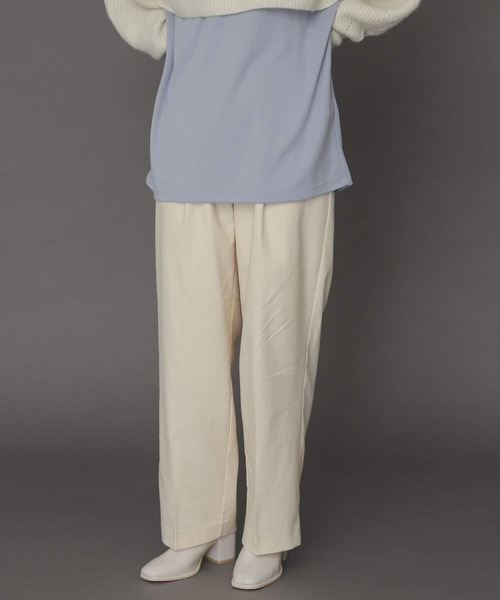 SENSE OF PLACE by URBAN RESEARCH(センスオブプレイスバイアーバンリサーチ)の「ハイウエストタックストレートパンツ(その他パンツ・レディース・アイボリー/ブラウン/ブラック・SMALL/MEDIUM/LARGE)」の17枚目の写真