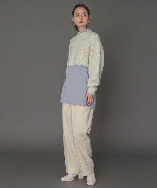 SENSE OF PLACE by URBAN RESEARCH(センスオブプレイスバイアーバンリサーチ)の「ハイウエストタックストレートパンツ(その他パンツ・レディース・アイボリー/ブラウン/ブラック・SMALL/MEDIUM/LARGE)」の22枚目の写真