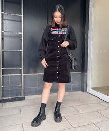 Candy Stripper | CND CORDUROY ワンピース(ジャンパースカート)