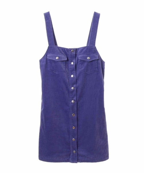 Candy Stripper(キャンディストリッパー)の「CND CORDUROY ワンピース(ジャンパースカート・レディース・ブラック/パープル/アイボリー・2)」の16枚目の写真
