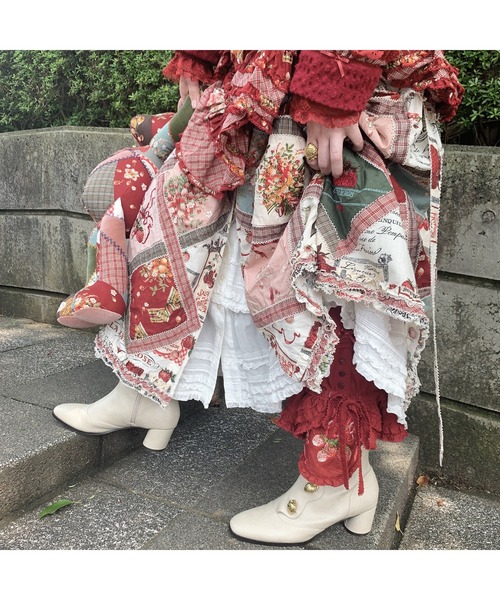 PINK HOUSE（ピンクハウス）の「フェイクレザーブーツ（ブーツ）」 - WEAR