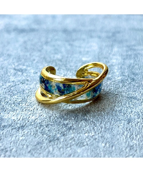 tone(トーン)の「【Willija】《花景Cuffring》指輪にもイヤーカフにもなる2wayアクセサリー(MA)(リング・レディース・シルバー系その他/ゴールド系その他/ゴールド系その他2/シルバー系その他2・FREE)」の4枚目の写真
