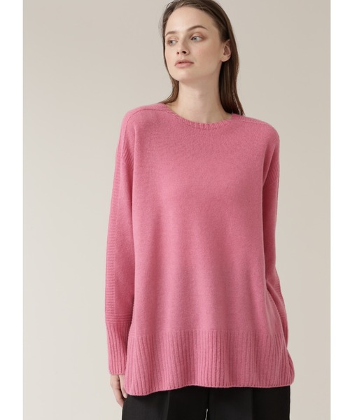 BOSCH(ボッシュ)の「◆ファインウールクルーネックニット(ニット/セーター・レディース・グレー/ピンク/ブルー・38)」の3枚目の写真