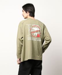 <Le Pigeon Voyageur>バックプリントロングTシャツ