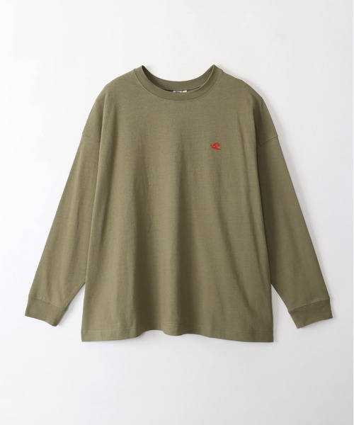 Le Pigeon Voyageur(ル ピジョン ヴォワイヤジュール)の「<Le Pigeon Voyageur>バックプリントロングTシャツ(Tシャツ/カットソー・メンズ・カーキ/ネイビー/アイボリー/ブラック・L/M/S)」の10枚目の写真