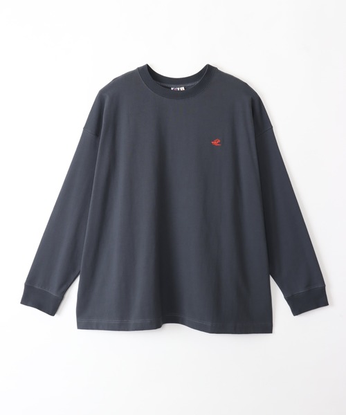 Le Pigeon Voyageur(ル ピジョン ヴォワイヤジュール)の「<Le Pigeon Voyageur>バックプリントロングTシャツ(Tシャツ/カットソー・メンズ・カーキ/ネイビー/アイボリー/ブラック・L/M/S)」の11枚目の写真
