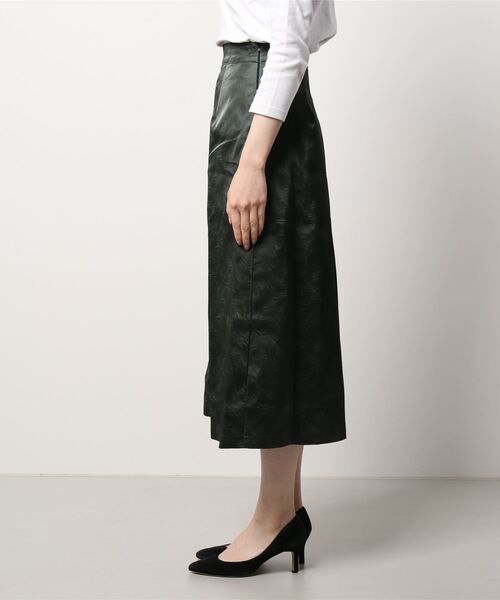 GHOSPELL(ゴスペル)の「(GHOSPELL)Slate Lagoon Midi Skirt(スカート・レディース・グリーン・SMALL)」の3枚目の写真