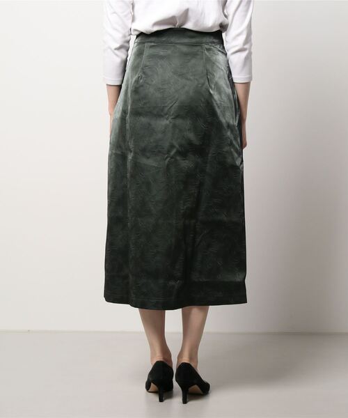 GHOSPELL(ゴスペル)の「(GHOSPELL)Slate Lagoon Midi Skirt(スカート・レディース・グリーン・SMALL)」の2枚目の写真