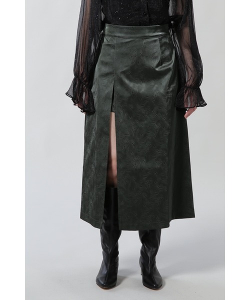 GHOSPELL(ゴスペル)の「(GHOSPELL)Slate Lagoon Midi Skirt(スカート・レディース・グリーン・SMALL)」の6枚目の写真