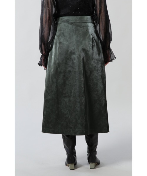 GHOSPELL(ゴスペル)の「(GHOSPELL)Slate Lagoon Midi Skirt(スカート・レディース・グリーン・SMALL)」の8枚目の写真