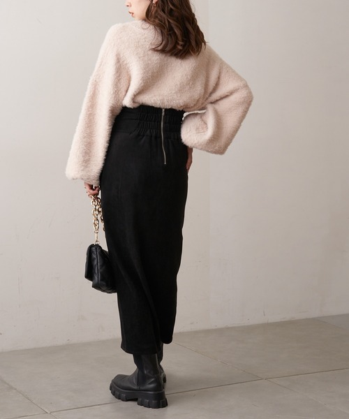 Chico(チコ)の「短丈シャギーカーディガン(カーディガン/ボレロ・レディース・ベージュ/アイボリー・FREE)」の5枚目の写真