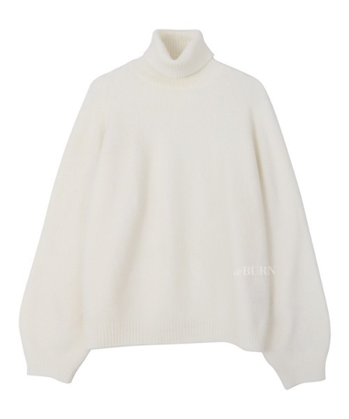 deBURN（デバーン）の「【deBURN 】ワッフルタートルネックニット / waffle turtle neck_KN（ニット/セーター・レディース・ライトベージュ/カーキ/ブラウン/アイボリー/ライトグレー/ブラック・FREE）」の2枚目の写真