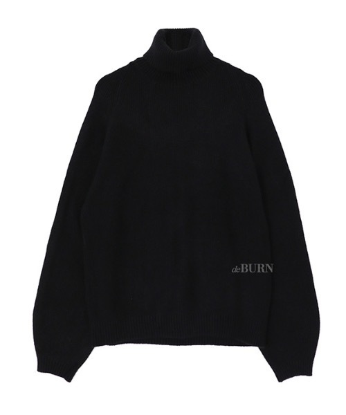 deBURN（デバーン）の「【deBURN 】ワッフルタートルネックニット / waffle turtle neck_KN（ニット/セーター・レディース・ライトベージュ/カーキ/ブラウン/アイボリー/ライトグレー/ブラック・FREE）」の3枚目の写真