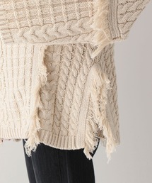 Curensology カレンソロジー　アランフリンジニットプルオーバー Curensology（カレンソロジー）の「Curensology(カレンソロジー