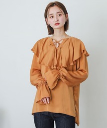 SENSE OF PLACE by URBAN RESEARCH | フリルカラーブラウス(シャツ/ブラウス)