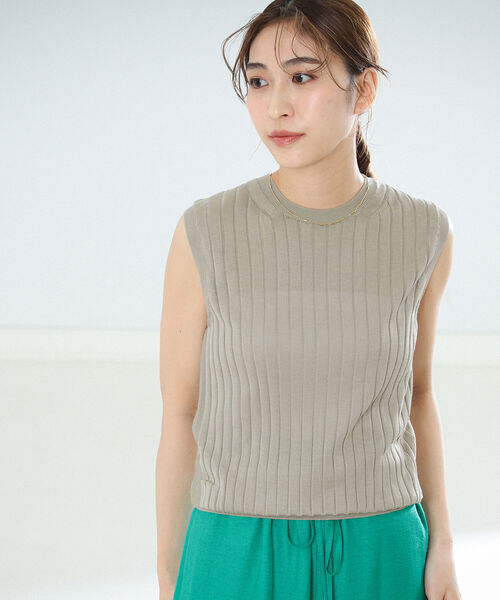 SLOANE（スローン）の「SLOANE / 18G ワイドリブ シルク