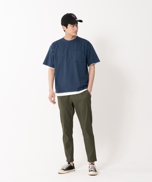 Blue Standard （ブルースタンダード）の「【BLUE STANDARD/ブルースタンダード】伸縮自在ストレッチ　接触冷感　のびのび快適イージーパンツ（その他パンツ・メンズ・グレー/ダークベージュ/カーキ/ブラック/ネイビー・LARGE/X-LARGE/MEDIUM）」の13枚目の写真