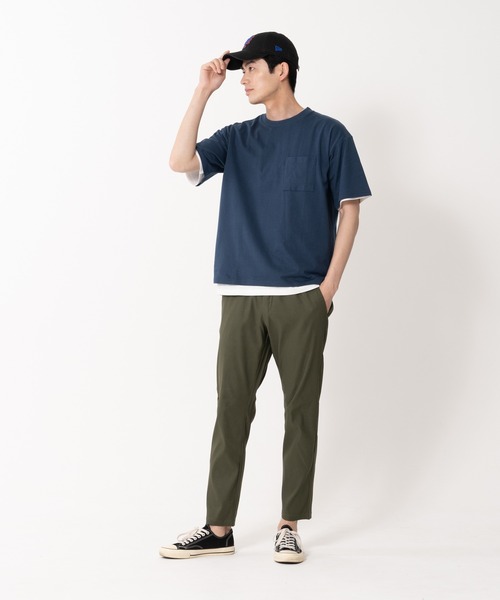 Blue Standard （ブルースタンダード）の「【BLUE STANDARD/ブルースタンダード】伸縮自在ストレッチ　接触冷感　のびのび快適イージーパンツ（その他パンツ・メンズ・グレー/ダークベージュ/カーキ/ブラック/ネイビー・LARGE/X-LARGE/MEDIUM）」の14枚目の写真