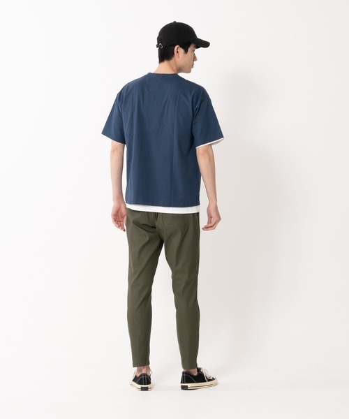 Blue Standard （ブルースタンダード）の「【BLUE STANDARD/ブルースタンダード】伸縮自在ストレッチ　接触冷感　のびのび快適イージーパンツ（その他パンツ・メンズ・グレー/ダークベージュ/カーキ/ブラック/ネイビー・LARGE/X-LARGE/MEDIUM）」の18枚目の写真