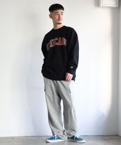 Champion × BEAMS チャンピオン　別注 スウェット Tシャツ s BEAMS（ビームス）【別注】Champion / シティ クルースウェット