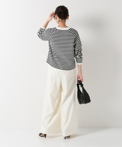 plage（プラージュ）の「MINIボーダーVカーディガン◆（カーディガン/ボレロ・レディース・パープル/ネイビー・FREE）」の16枚目の写真