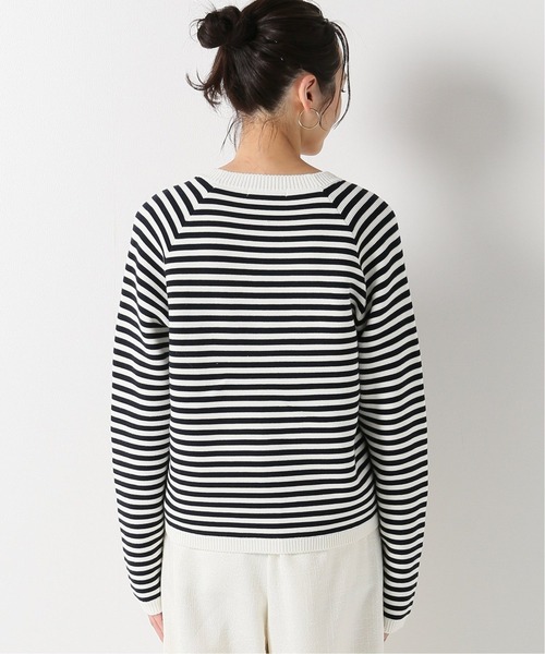 plage（プラージュ）の「MINIボーダーVカーディガン◆（カーディガン/ボレロ・レディース・パープル/ネイビー・FREE）」の21枚目の写真