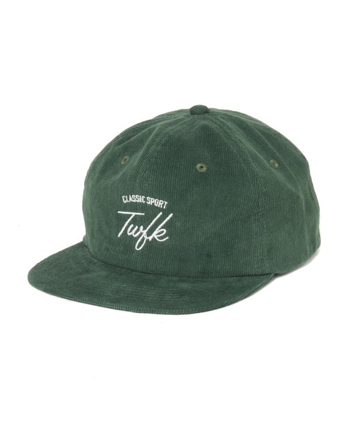 24karats（トゥウェンティーフォーカラッツ）の「TWFK Sport Corduroy Cap（キャップ・メンズ・ベージュ/グリーン/ブラック・FREE）」の3枚目の写真