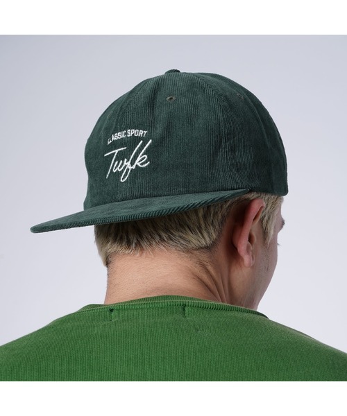 24karats（トゥウェンティーフォーカラッツ）の「TWFK Sport Corduroy Cap（キャップ・メンズ・ベージュ/グリーン/ブラック・FREE）」の11枚目の写真