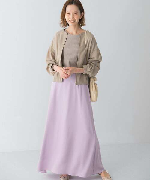 URBAN RESEARCH ROSSO（アーバンリサーチロッソ）の「『一部WEB限定カラー』タックボリュームブルゾン（ブルゾン・レディース・カーキ/ネイビー/ベージュ系その他・FREE）」の9枚目の写真