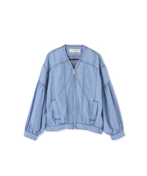 JILL STUART（ジルスチュアート）の「◆ロンダブルゾン（ブルゾン・レディース・ベージュ/ブルー・SMALL/MEDIUM）」の21枚目の写真